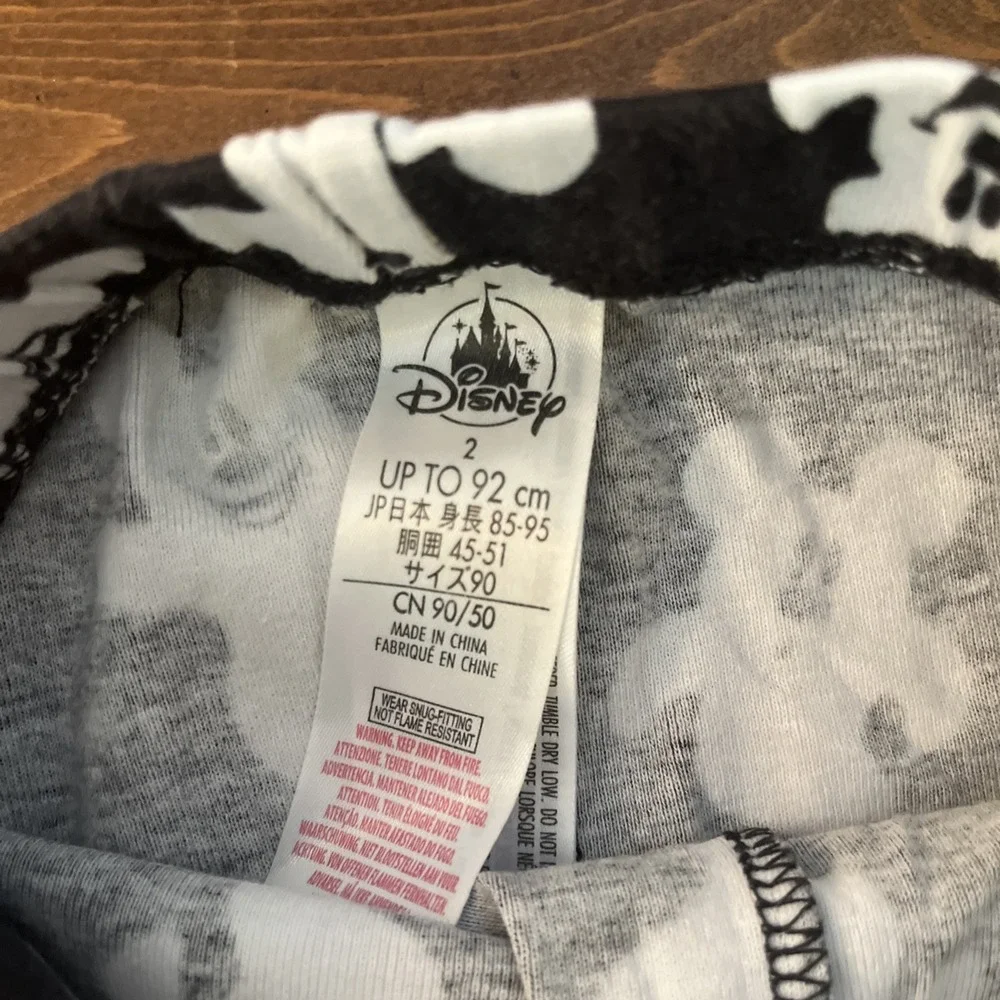 DISNEY Mickey Mouse Ghost Unisex Kid's Size 2‎  Pajama Bottoms